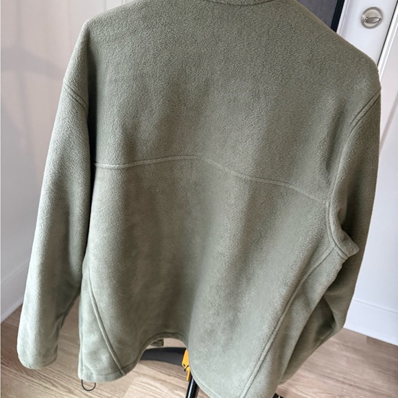 Never-worn Columbia Men's Green Fleece Jacket Large - Picture 2 of 3